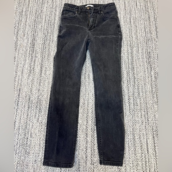 Elizabeth and James The Vintage Straight Women’s Black Jeans Denim size 27 or 4 - Picture 3 of 7